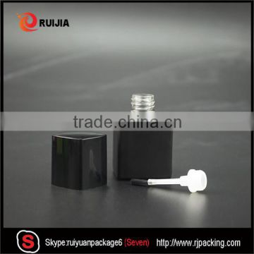 15ml black glass bottle for nail polish with in stocks