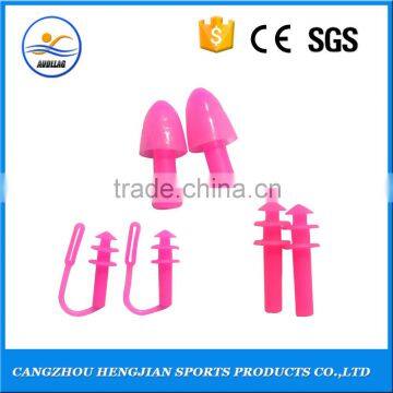 Ear Protector 100% Food Grade Pink Silicone Earplugs