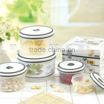 5pcs rectangle Plastic Food Storage Container Set GL9060-B