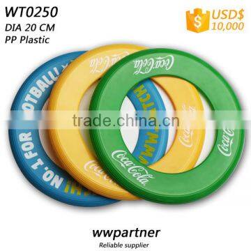 Competitive Price customized logo printed plastic frisbee with good quality