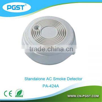 mini smoke detector waterproof PA-424A , 9Vbattery&220VAC, CE&ROHS&EN14604