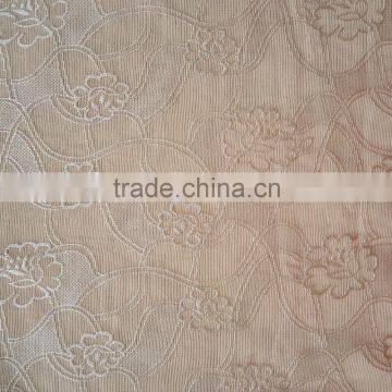 Folral warp knitted jacquard mesh fabric