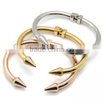 Fashion Jewelry Adjustable Steel Bangle Silver Chain Link Cuff Bracelet for Men