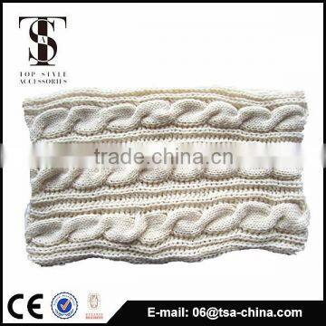 Fashion New Braided Style Winter Infinity Scarf photo-2