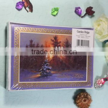 Holiday paper card of greeting card, blessing card