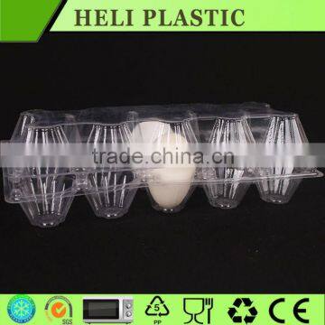 Cheap clear transparent plastic egg tray for sale