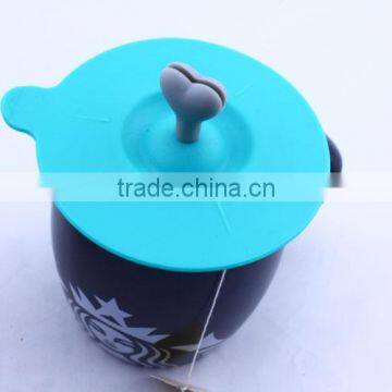 Best selling products factory price ceramic cup with silicone lid                        
                                                Quality Choice