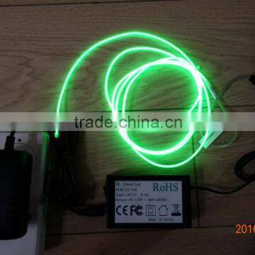 Super luminance 2.6mm lime EL WIRE For AC110V-240V 25M-35M EL INVERTER