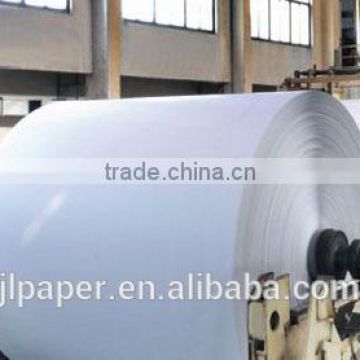 White coated duplex paperboard with grey back roll packing