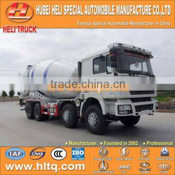 SHACMAN 8x4 18cbm transit mixer truck Germany ZF p5300 reducer WP12.380E32 engine 380hp