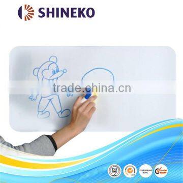 100mic whiteboard PET self-adhesive film for school use