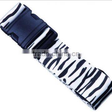 zebra-stripe printed luggage strap luggage belt