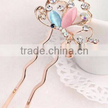 Fashion hair Ornament Butterfly hair clasp hair pin