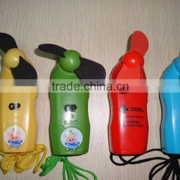 plastic hand battery fan
