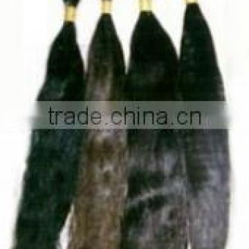 unprocessed virgin single drawn human hair extension