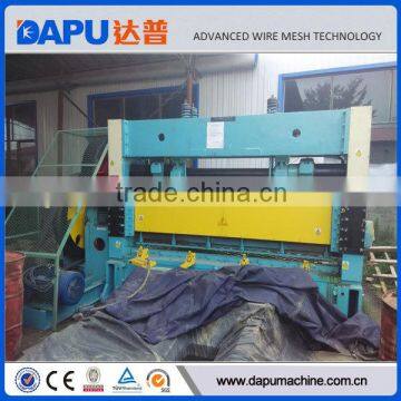 low carbon steel sheet expanded metal mesh making machine