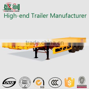 Best-selling 3 Axles 40ft Flatbed Semi Trailer