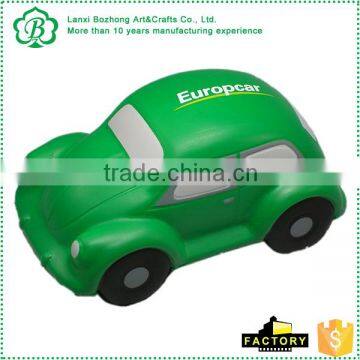 Hot sale green europ car foam toys soft miniature cars