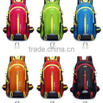 Top Quality 40L OEM Customzied Mountain Cycling Bag Daily Backpack Camping Backbag Outdoor Sport Hiking Travelling Backpack photo-3