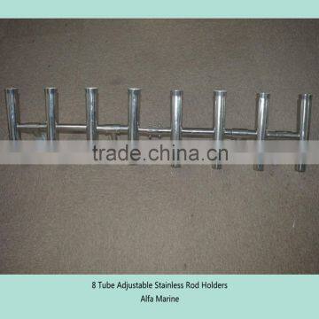 8 Tube Adjustable Stainless Rod Holders photo-3