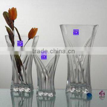 hand blown glass flower vase