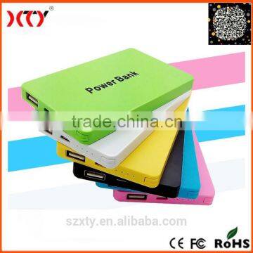 Shenzhen Factory price high quality oem ABS super slim power bank 4000mah