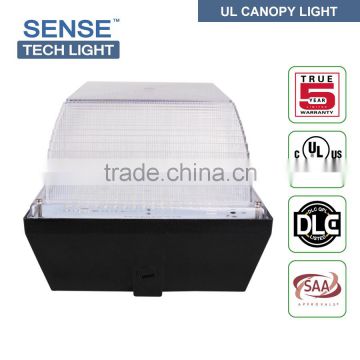 High qauality gas station 40W LED canopy light with DLC UL SAA certification