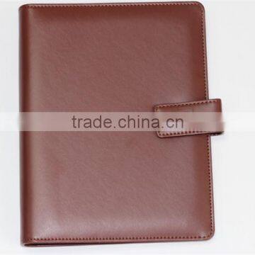 genuine leather business custom agenda notebook cover