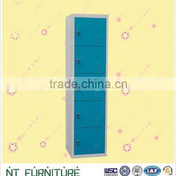 Gym furniture 5 door steel cabinet clothes locker from Luoyang