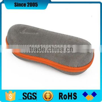 gray nylon shell EVA eyewear glasses hard case