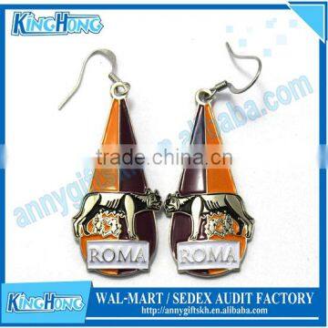 Fashion Metal Enamel Earring Stand With Tiger Logo photo-2