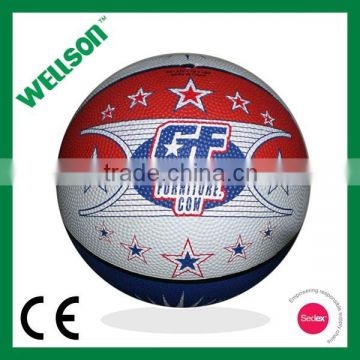 ASTM standard natural rubber basketball