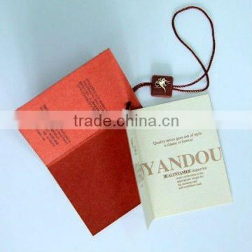 Paper garment tag