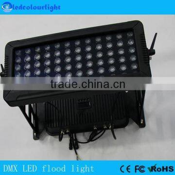 AC100-240V DMX512 144W RGB LED flood light outdoor building wall washer light