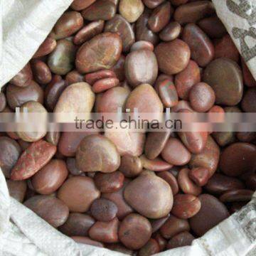 natural red river stone