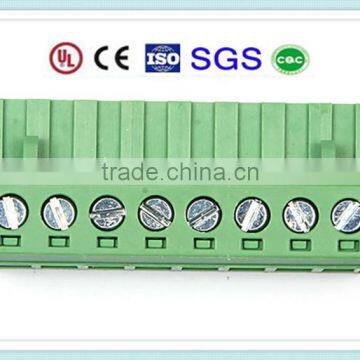 5.08mm Pluggable Terminal Block XS2ESDV 300V 15A With UL, CE, ISO, SGS,CQC Approved