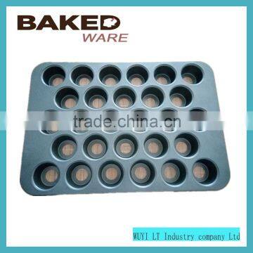 Carbon Steel Cupcake Pan Non-stick Muffin Pan Cake Pan With Loose Base photo-2