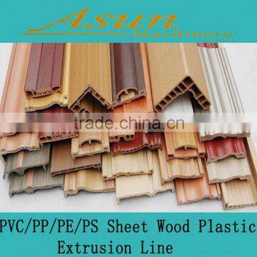 PVC/PP/PE/PS Sheet (Panel) Wood Plastic Extrusion Line