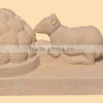 Sandstone Animals Sculpture Statue Figure