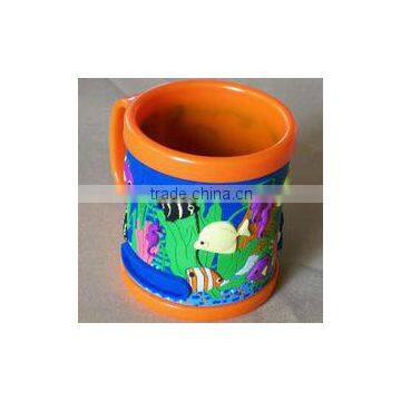 hot sell 3d plastic mug cup