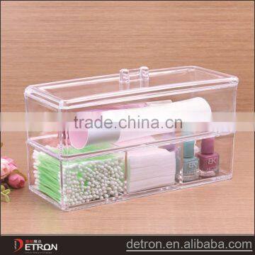 Acrylic storage makeup pop display stand