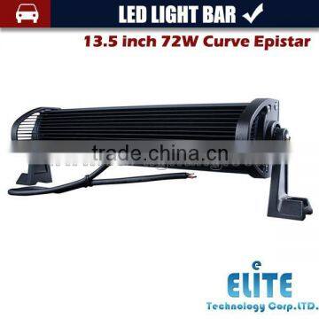 13.5 Inch 72w Offroad Curve Led Light Bar for Trucks Jeep