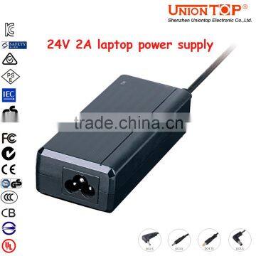 desktop type DOE level VI 24v 2.7a power supply with PSE/CCC/UL/KC certificate