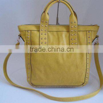 The latest fashion rivet bags ladies bucket handbags