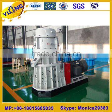 1-1.5t/h flat die wood pellet mill/straw hay pellet machine(CE)