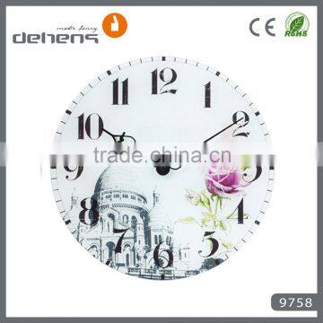 Wall Glass Painting Clock photo-3