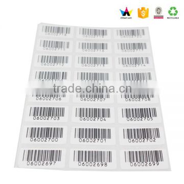 Creative Decorative And Eco-friendly Bar Code Sticker