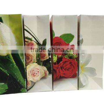 Unique Beautiful Flowers Design Cheap Paper Gift Bag photo-3