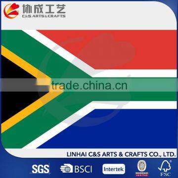 Oem Printed Silk Screen South Africa National Flag