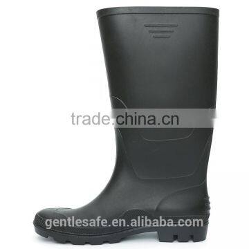 GT8959 Men Black PVC Rain Boots photo-5